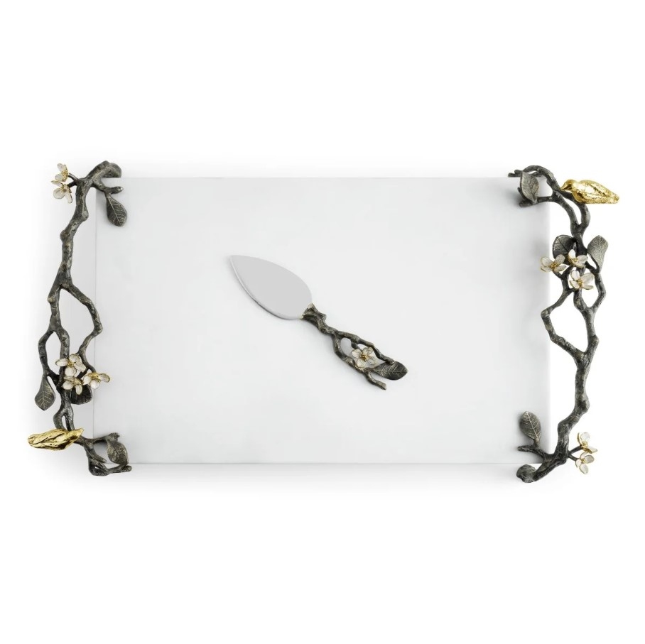 Lovebirds Cheese Board with Knife