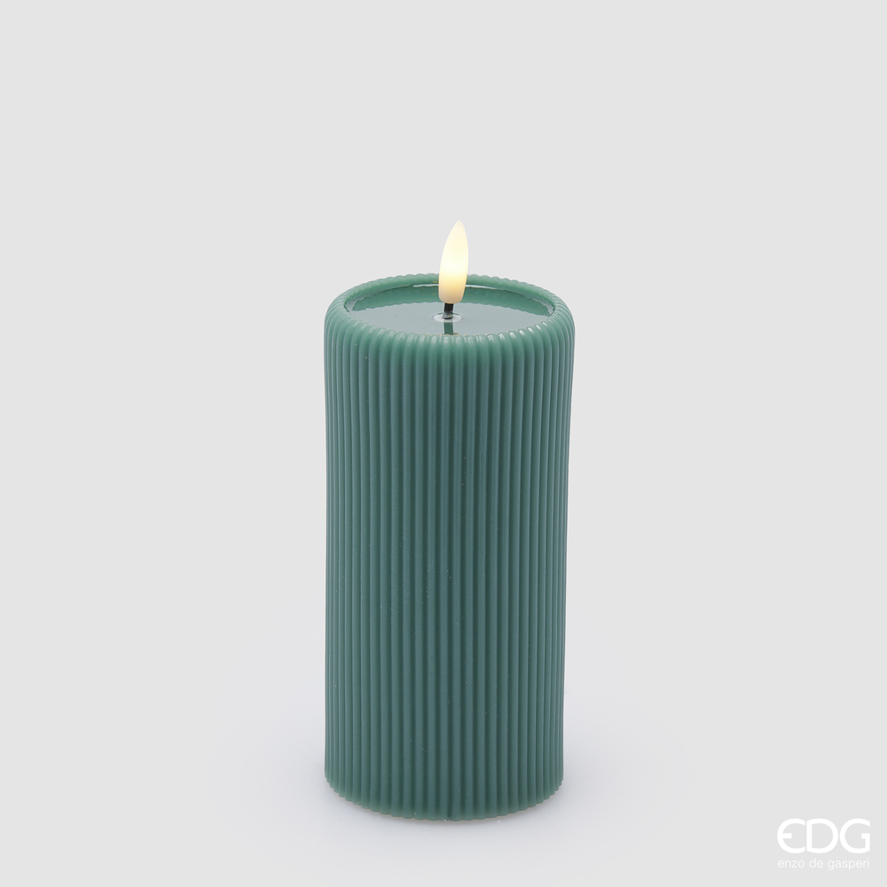 Lumînare Electrică Lounge Cilindro Miniled Green