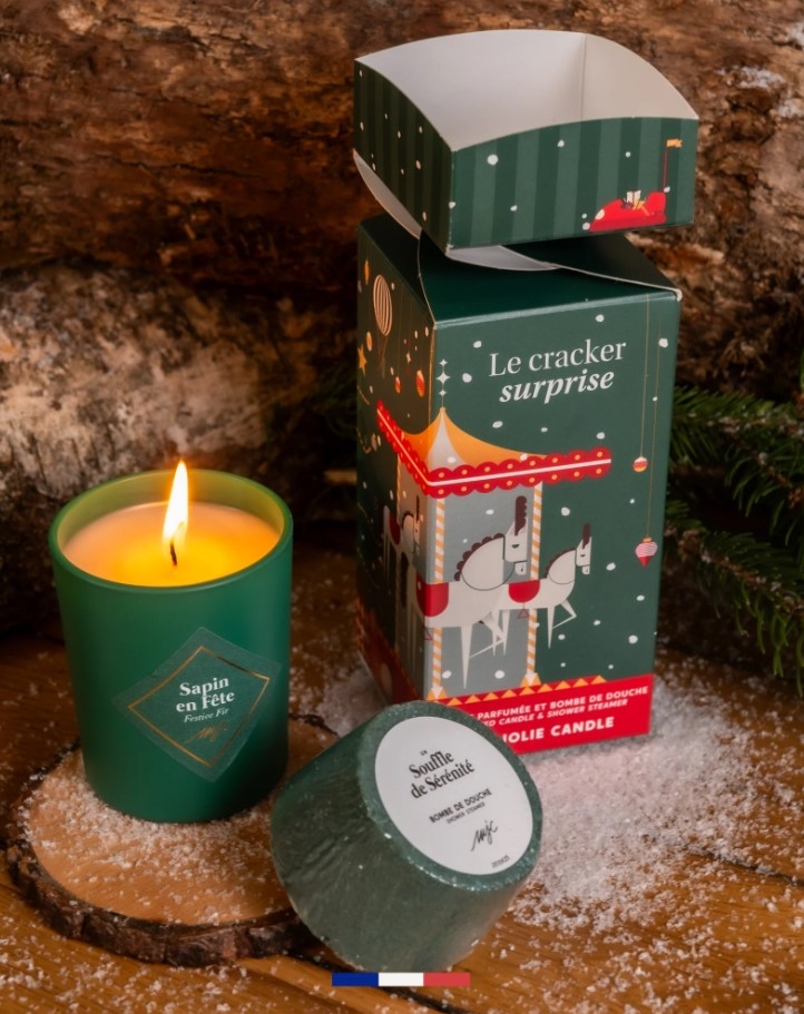 Set cadou Cracker Sapin en Fête