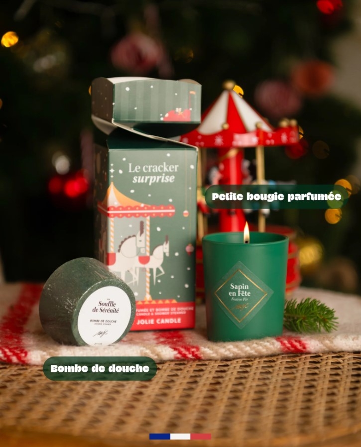 Set cadou Cracker Sapin en Fête