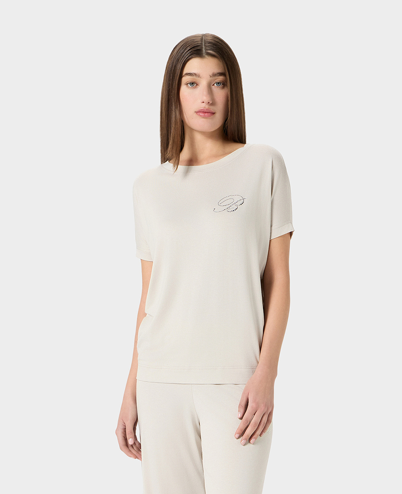 Bluză Ispirazioni Maxi T-Shirt M/L champagne