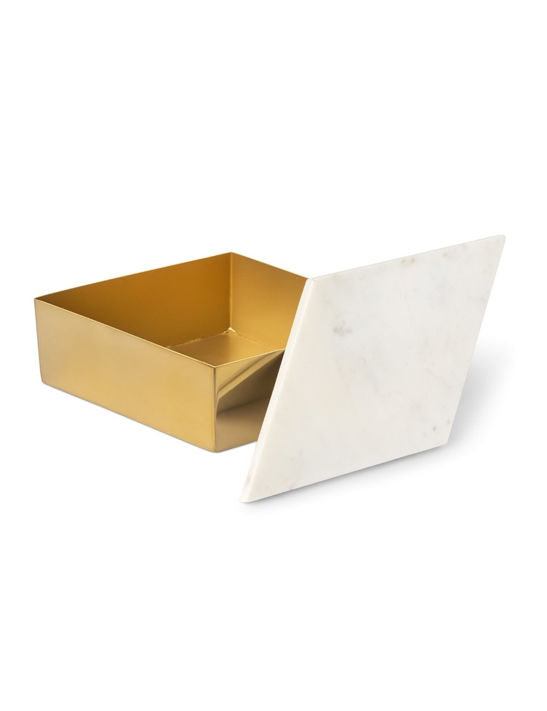 Cutie decorativă Myst Big White/Gold