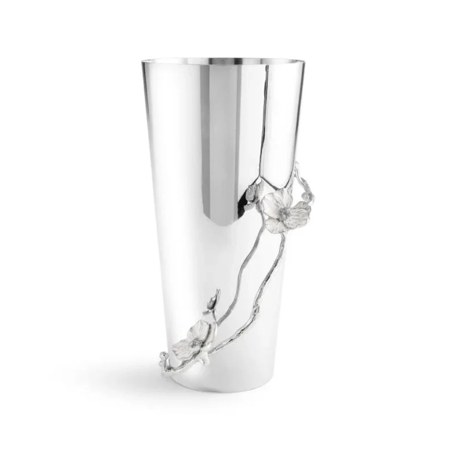 Vase Silver Orchid
