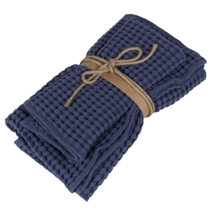 Set prosoape Nettare 38X50 + 50X110 albastru