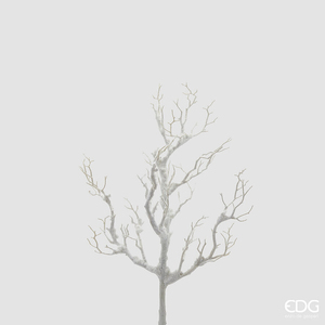 Decorative branch Acacia Innevato H58