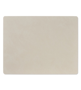 Table Mat Square L Oyster White