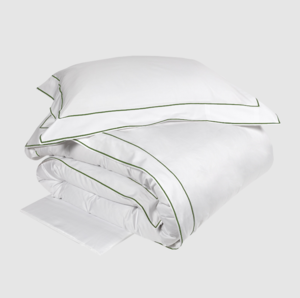 Постельное белье Isola 220X200 Bianco+Verde