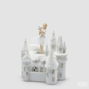 Decorațiune Castello con Ballerina Music+Mov.+LED