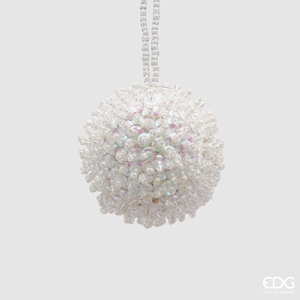 Christmas tree decoration Palla Perline D8 White
