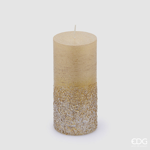 Свеча Rustic Moccolo Glitter Light Gold