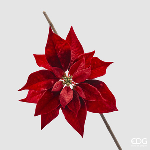 Decorative flower Stella Natale Testa c/clip 