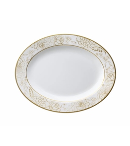 Blooming Roses Oval Dish