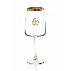 New Monograma Gold Set de 2 pocale pentru apă