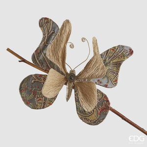 Decorative Butterfly with clip Farfalla H21