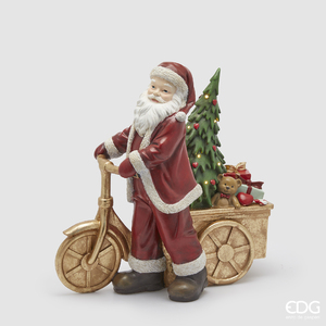 Decoration Babbo con Bici Miniled