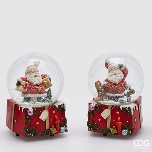 Musical snow globe Babbo C/Etic