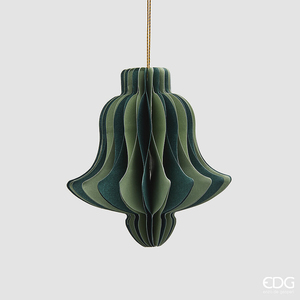 Christmas tree decoration Campana Origami H10 Green Mix