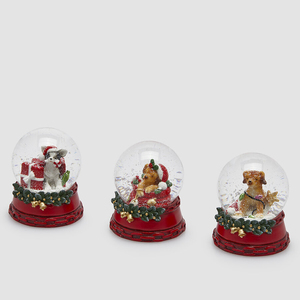 Snow globe Cagnolino H9