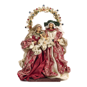Decoration Holy Family on Base