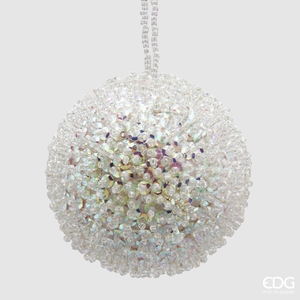 Christmas tree decoration Palla Perline D12 White
