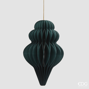 Jucărie brad Fuso Origami H15 Dark Green