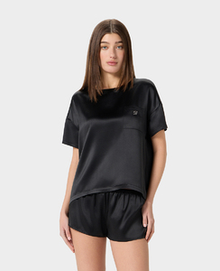 Home t-shirt Seta L nero