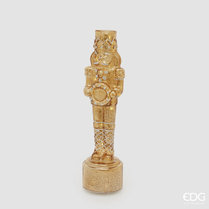 Decoration Soldatino Twist LED H35,5 Music+Mov. Gold
