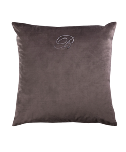 Cushion Blu Velvet 42X42 brown (stone)