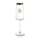 New Monogram Platinum Set of 2 champagne goblets 