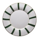 Stripes Green Platou rotund